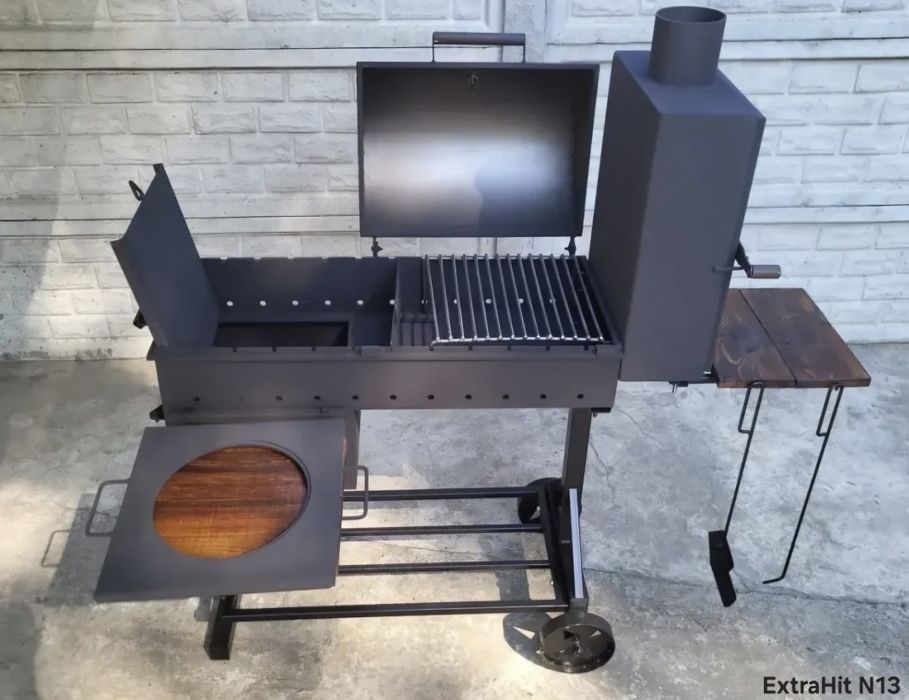 •3/4/5мм • Мангал 3в1: Барбекю, Гриль, Коптильня, Печь под Казан