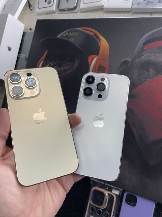 Продам корпус панель apple iPhone 15 Pro 14 Pro White Gold