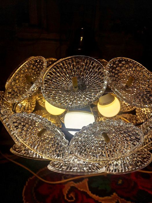 Люстра спутник одуванчик Ера СССР вінтаж ретро реставрована