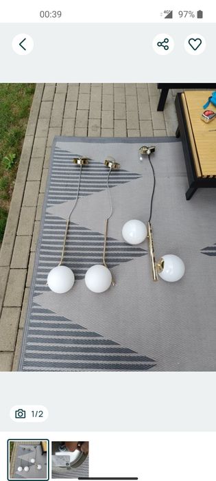 Śliczne lampy (kule) do sypialni