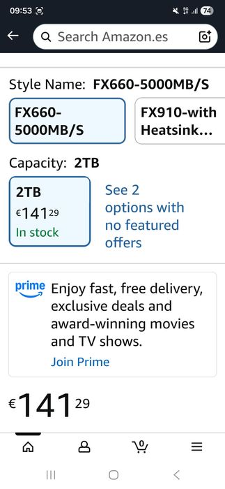 Fwot SSD 2T pcie 4.0