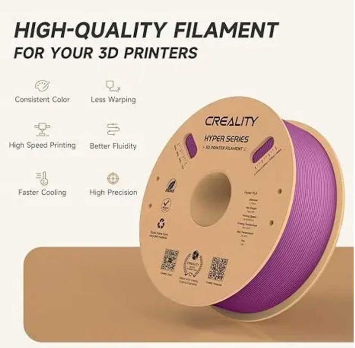 Пластик, філамент CREALITY Hyper PLA для 3D принтера 1кг