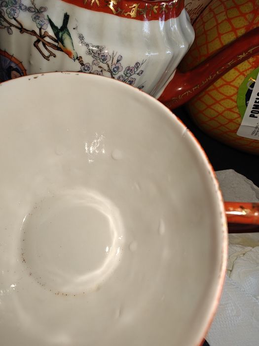 Japoński porcelanowy serwis kawowy