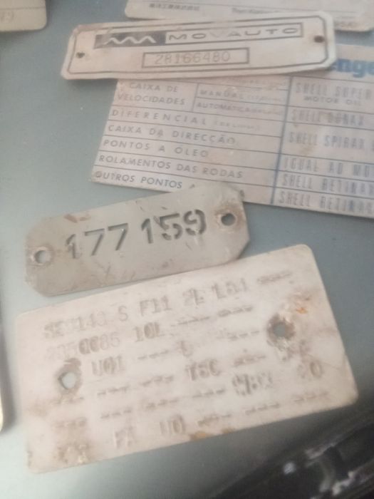 Chapas chassis vintage