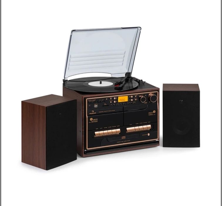 Стереосистема Музыкальный центр Auna Wood 388-BT