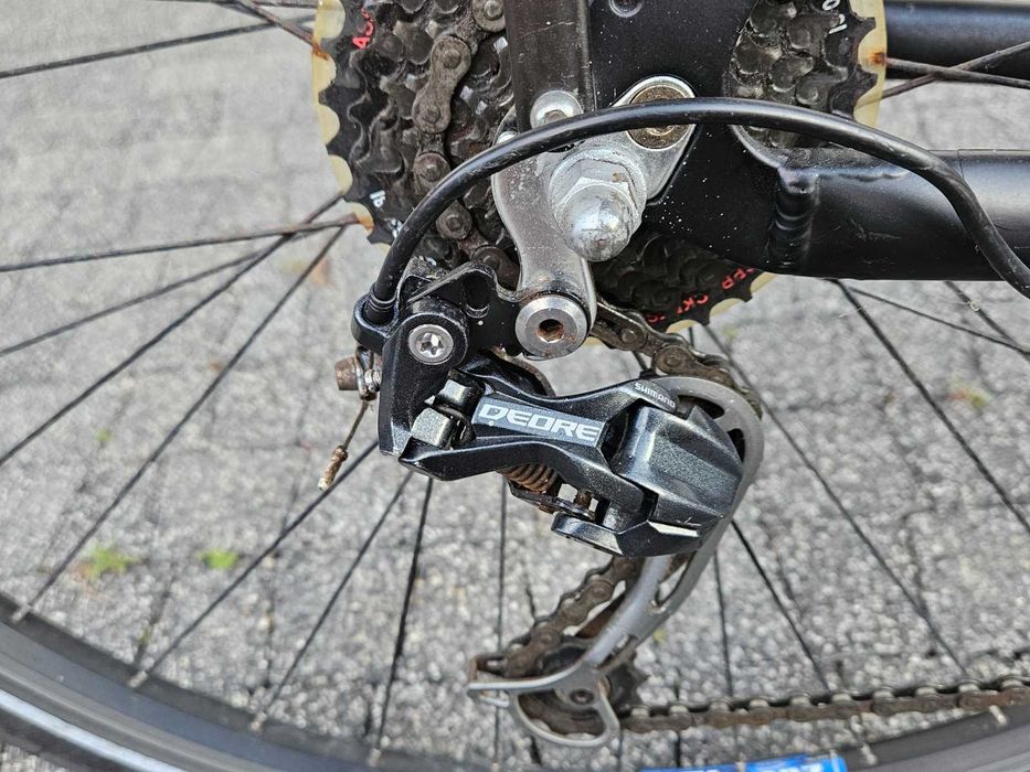 Rower męski trekkingowy Pegasus Solero aluminowy lekki shimano DEORE SR Suntour LED koła 28 cali rozmiar ramy 54cm