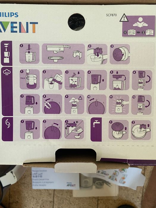 Пароварка-блендер Phillips Avent SCF870