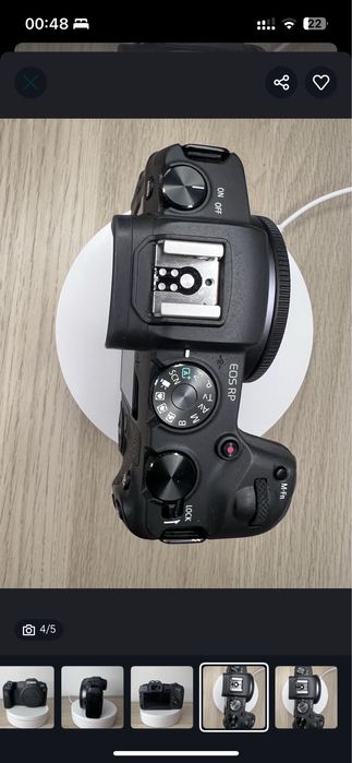 Canon EOS RP - Câmera Mirrorless Full Frame Usada