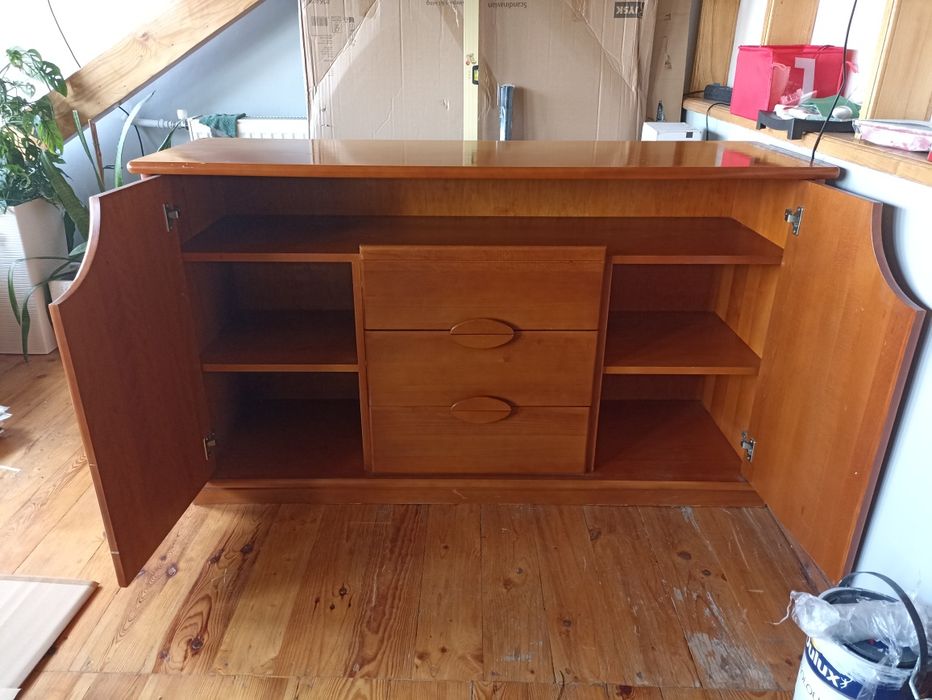 Komoda kredens lite drewno buk