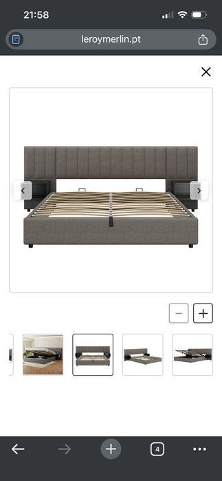 Cama Nova com Arrumação – Nunca Usada!