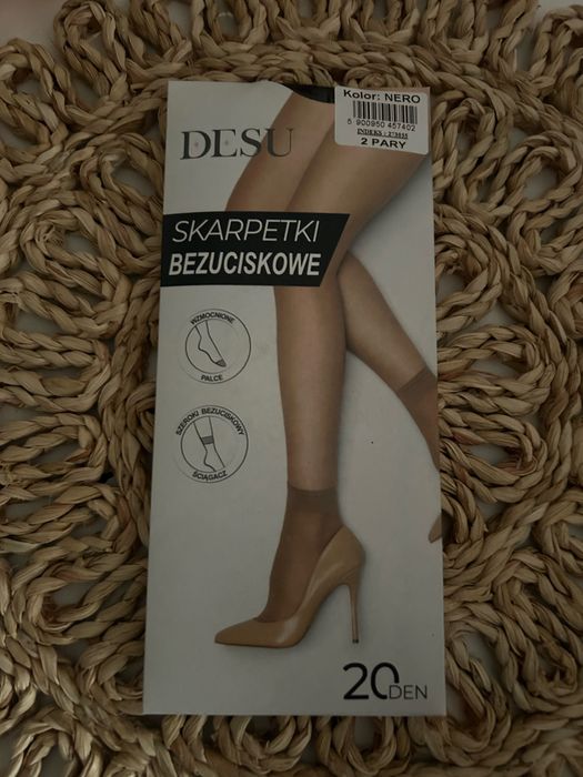 Skarpetki bezuciskowe 2 pary 20 DEN