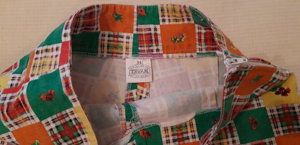 5 calções xadrez vintage