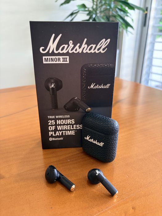 Marshall Auriculares Bluetooth Minor III Black