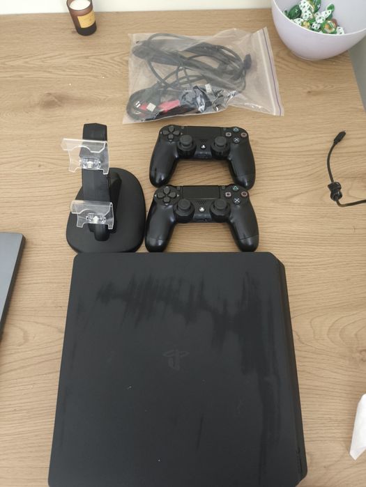 Ps4 slim 500gb 2 джойстика станція для зарядки