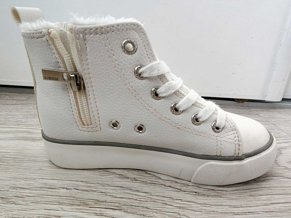 Buty zimowe dziecięce BIG STAR, rozmiar 32, białe – stan jak nowe