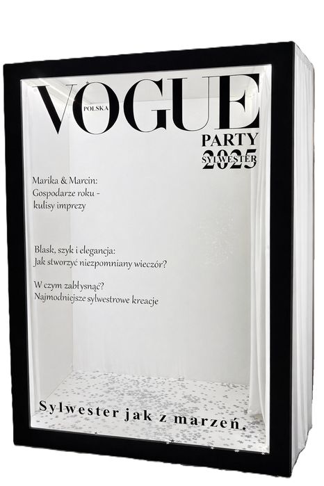 Budka Party VOGUE MAGAZINE Fotobox  Fotobudka - PRODUCENT - SPRZEDAŻ