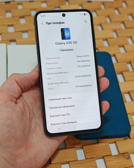 Samsung a36 8/256, відмінний стан, 22 цикла