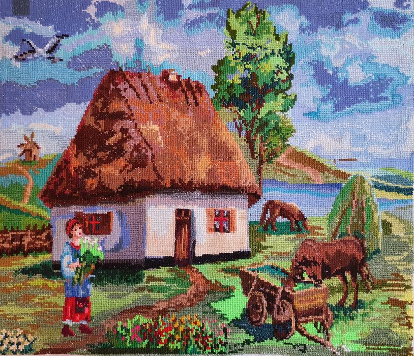 Вышитые картины, вышивка крестом, ручная работа, handmade, пейзажи