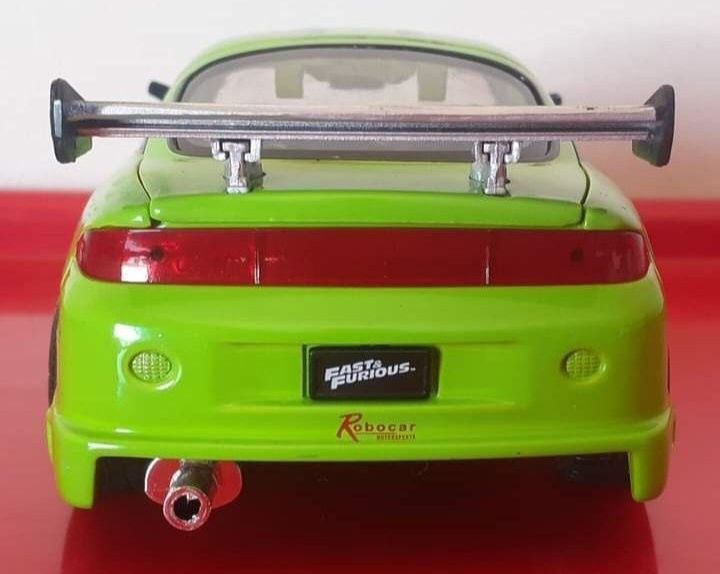 Mitsubishi eclipse fast & Furious escala 1:24