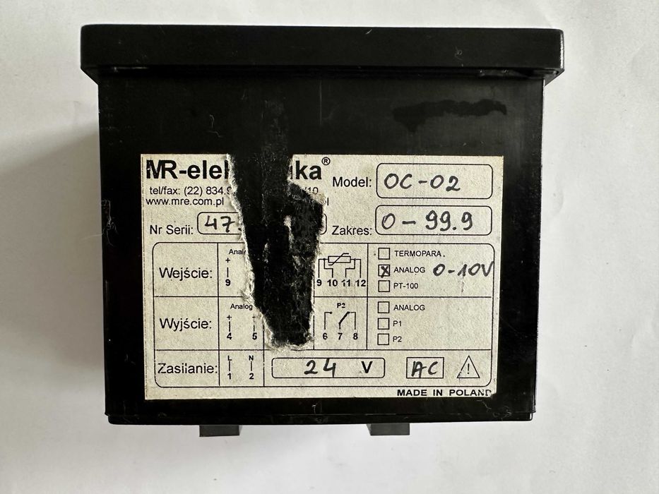 Tablicowy panel odczytowy OC-02 MR-elektronika