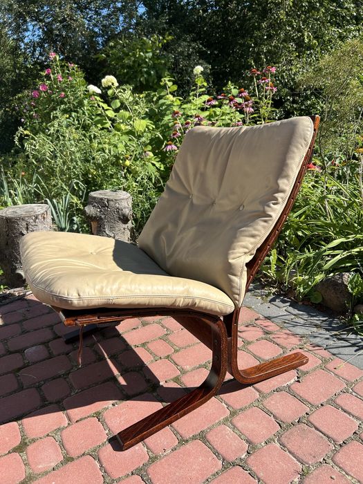 Ingmar Relling Siesta Westnofa fotel skórzany vintage Mid Century