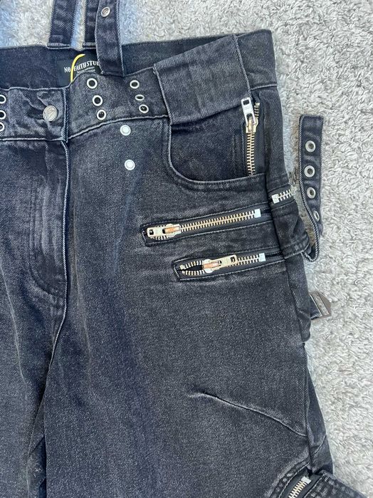 Штаны No Faith Studios Heavy Cargo Denim, opium