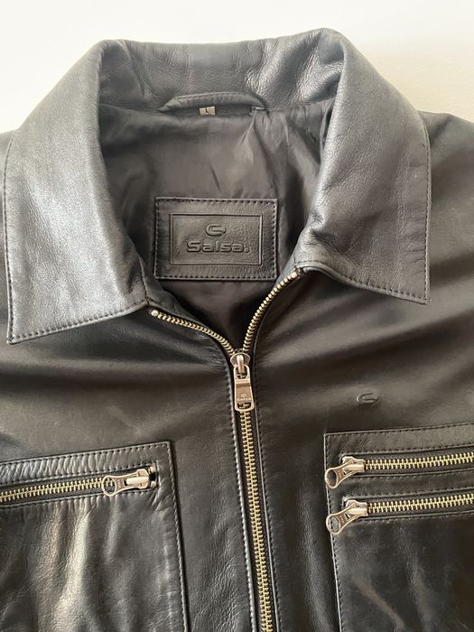 Casaco de mulher de pele genuína da Salsa