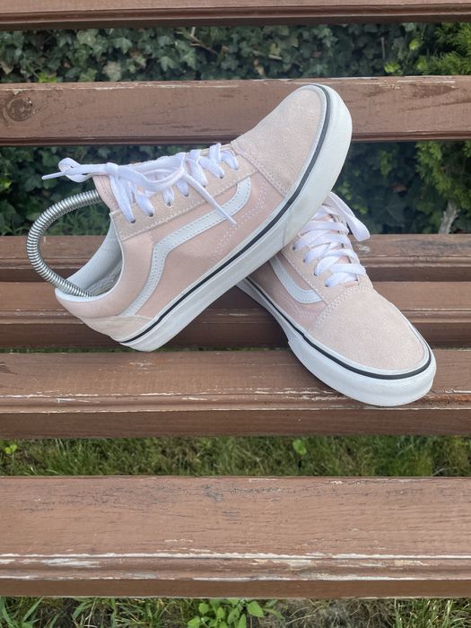 VANS Оригінал. кеди ніжно персикового кольоруЗамш - текстиль