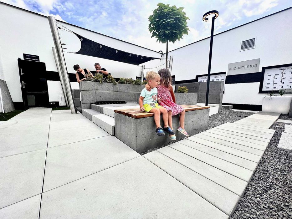 Płyty Tarasowe z betonu architektonicznego  Taras Beton MOŻLIWY MONTAŻ