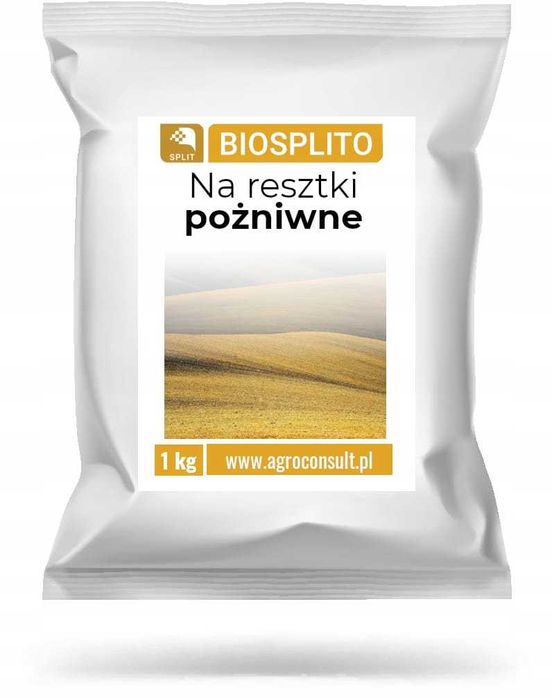 Biosplito, przyśpieszacz rozkładu resztek słomy, rozkład słomy na 2ha