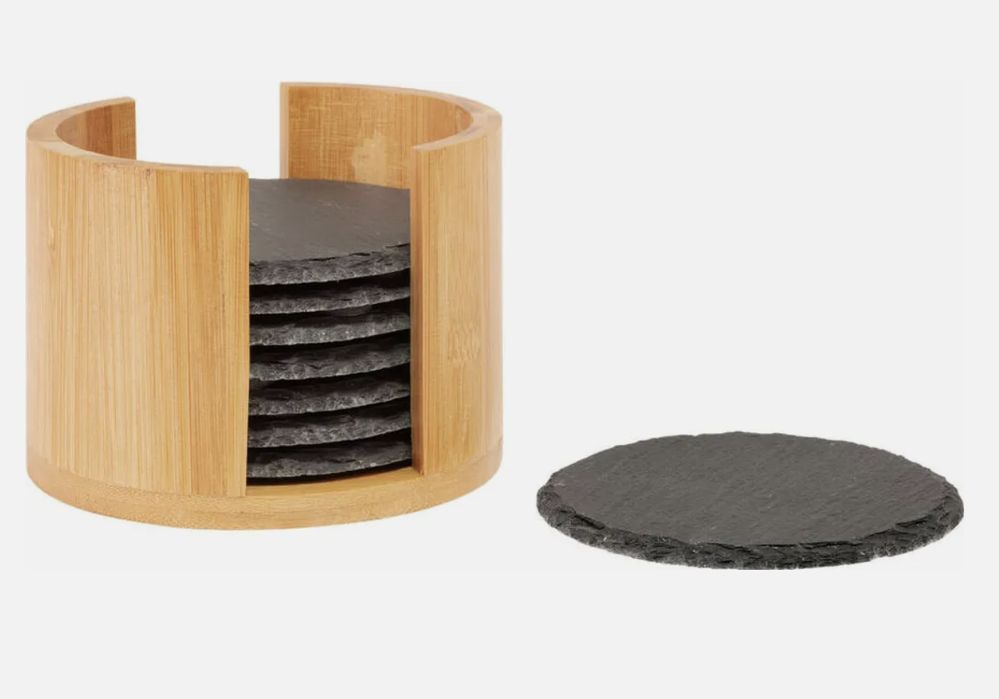 Podstawki kamienne pod szklanki, kubki Westmark 8 szt