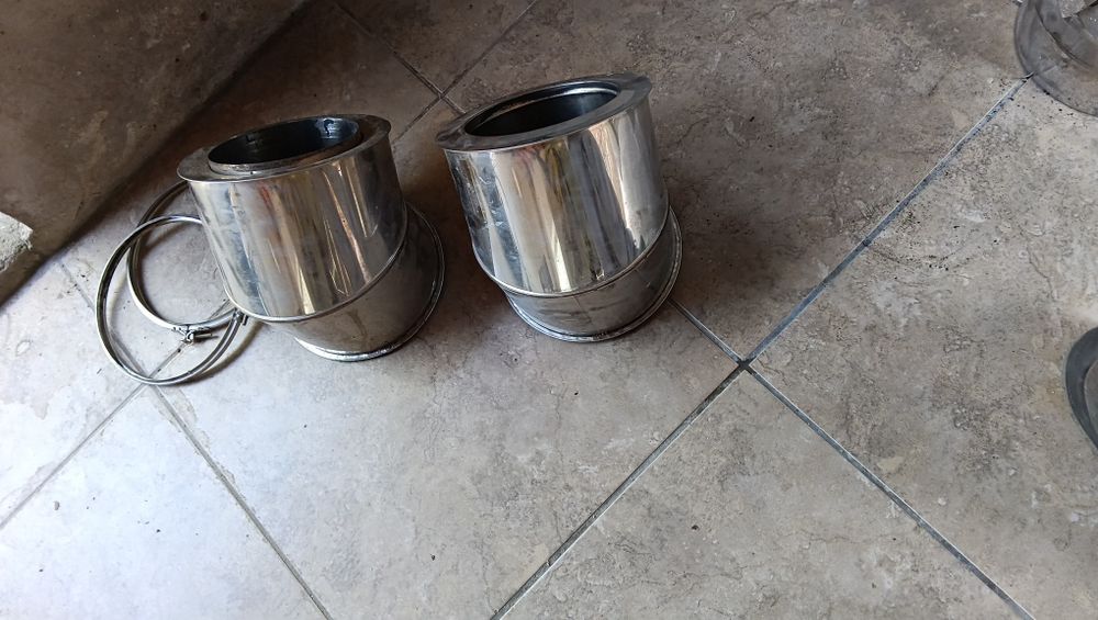 2 curvas inox de 20