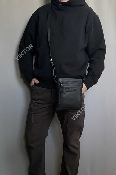 Кожаная маленькая сумка Hill Burry 3098. Германия. Шкіряна сумка