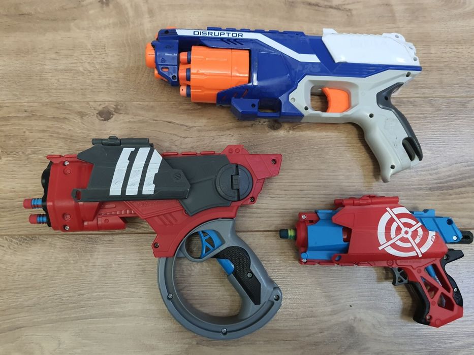 Nerf Disruptor Elite + 2x Boomco Zestaw