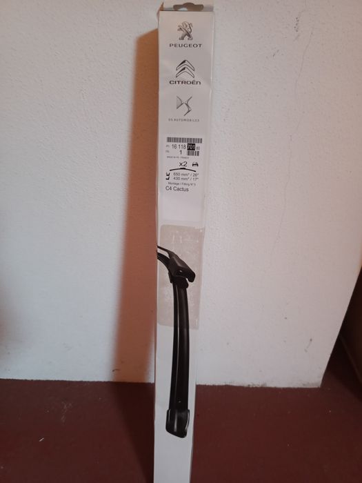 Escovas Limpa Vidros Originais Dianteiras - Citroen C4 Cactus