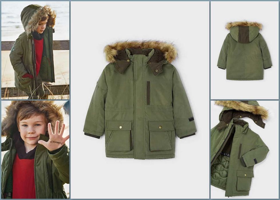 MAYORAL kurtka w kolorze khaki 134