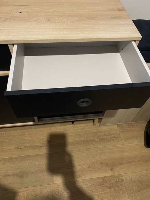 Komoda młodzieżowa Bonami jak Ikea jasny dąb + czarny