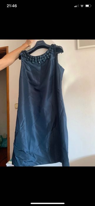 Vestido burberry 100% seda