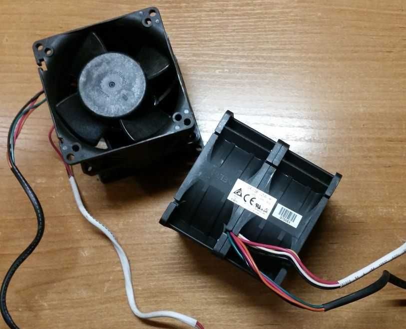 Кулер вентилятор сдвоенный 12V 7.2A (86.4W) 80мм