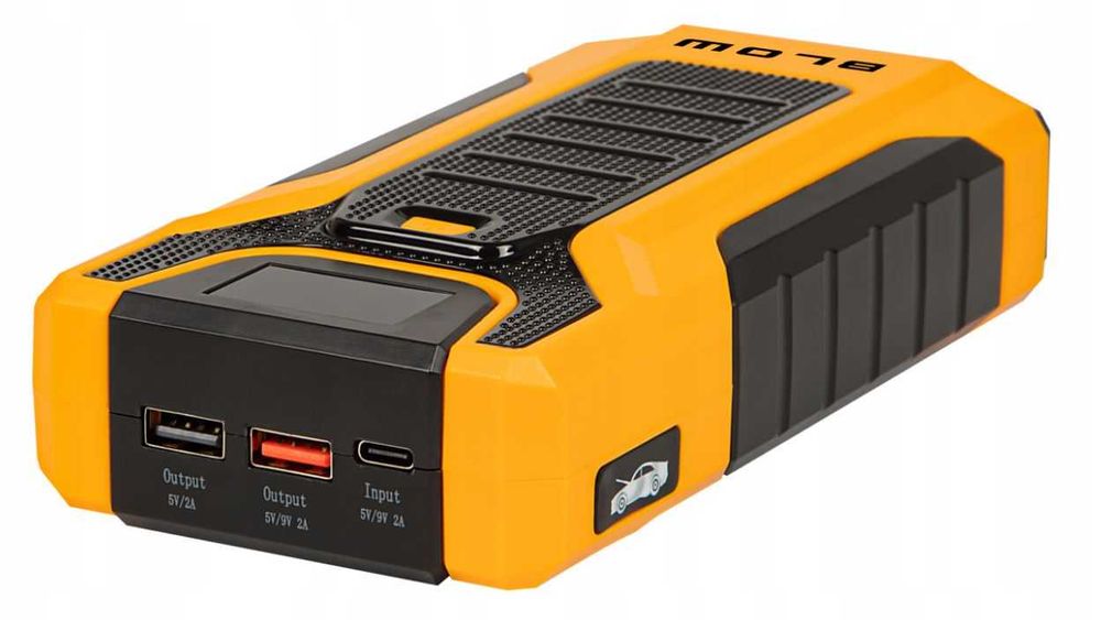 JUMP STARTER Rozruch BOOSTER POWERBANK Mocny Latarka Młotek 30000mAh