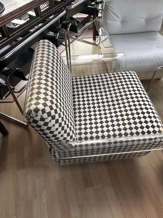 WK Mobel fotel akryl lata 70-te mid century