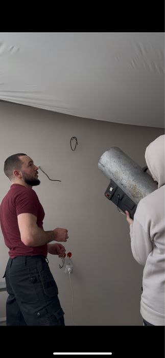 ОПЕРАТИВНИЙ ВИЇЗД‼️Монтаж матові натяжні стелі з ГАРАНТІЄЮ | Фотодрук