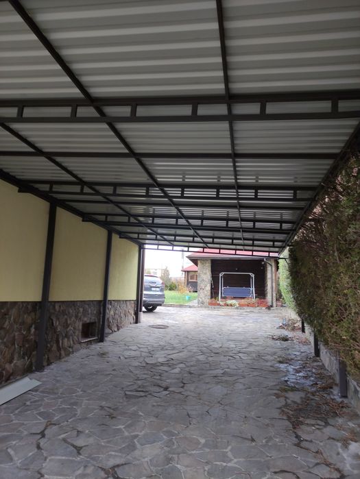 Металеві навіси. Альтанки. Ангари.