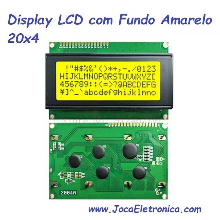 Yellow Backlight LCD Display 20x464286042951682122