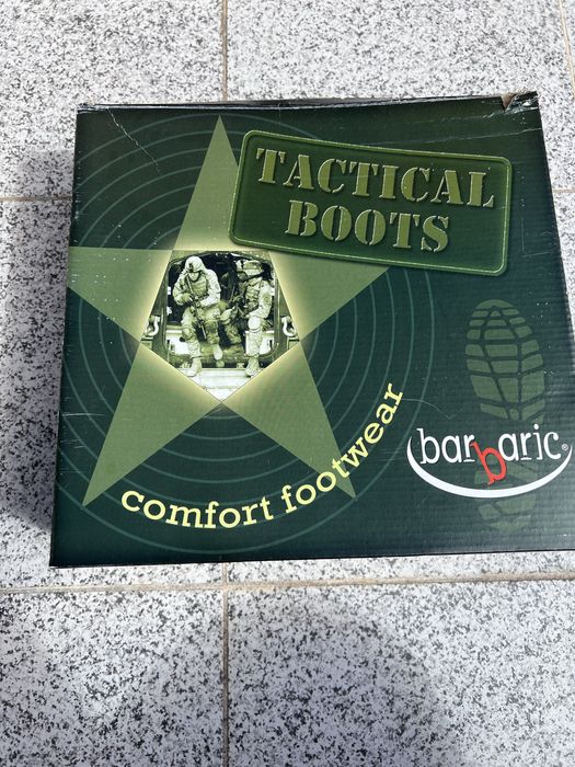 Botas táticas militares - tamanho 43
