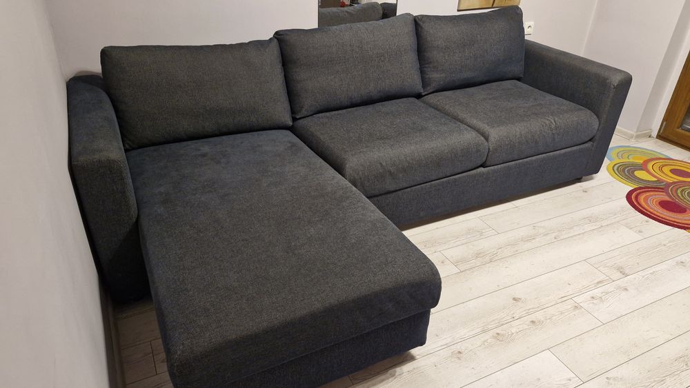 3-osobowa sofa rozkładana z szezlągiem . VIMLE - IKEA