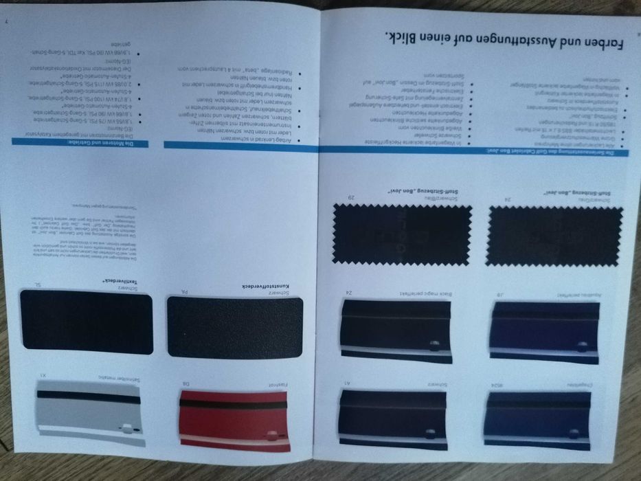 Prospekt VW Golf III Cabrio Bon Jovi