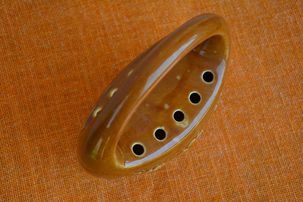 Wazon ceramiczny "Koszyk" PRL