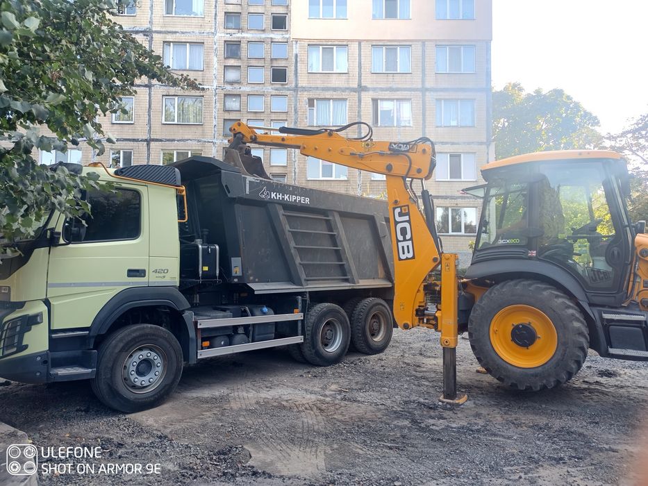 Услуги Экскаватора JCB-3CX.Услуги Самосвалов.Вывоз мусора.Киев и обл.