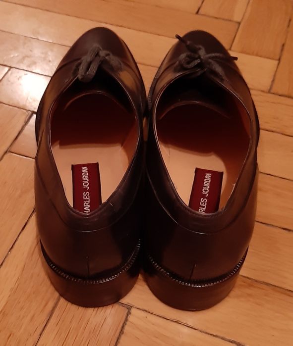 Luksusowe eleganckie męskie buty skórzane wizytowe garniturowe